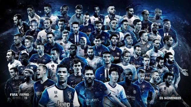 FIFA年度最佳11人候选名单