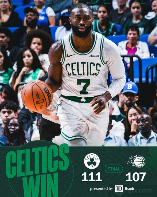 凯尔特人客场111-107险胜魔术