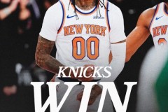 NBA常规赛尼克斯主场105-95力克凯尔特人 布伦森31分 唐斯26+13