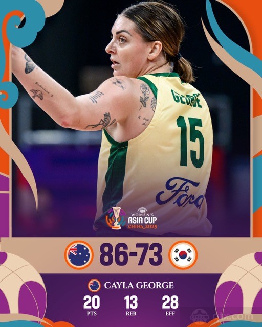 澳大利亚女篮86-73韩国女篮