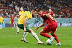 世界杯最新战报：澳大利亚1-0丹麦小组出线 莱基单刀制胜