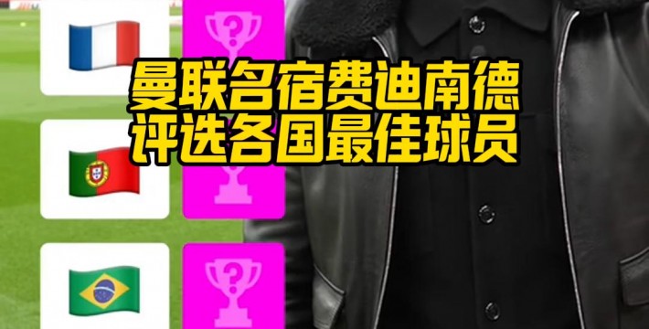 曼联名宿费迪南德评选各国最佳球员