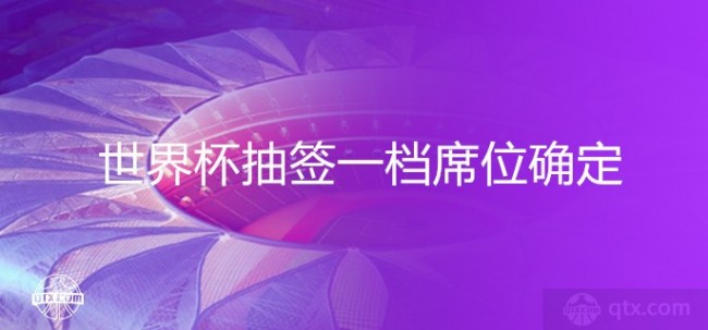 2022世界杯抽签一档席位确定