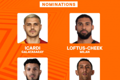 欧联杯附加赛本轮最佳球员候选 迪玛利亚、伊卡尔迪入选名单