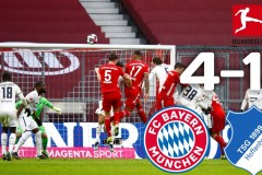 德甲拜仁慕尼黑4-1霍芬海姆戰報：萊萬破門 穆勒賽季進球上雙