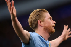 英超曼城1-0击败狼队 德布劳内打进致胜球