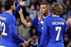 友谊赛法国3-0卢森堡 姆巴佩包揽球队进球、穆阿尼破门
