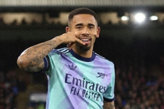 热苏斯恢复训练 球员有望近期复出