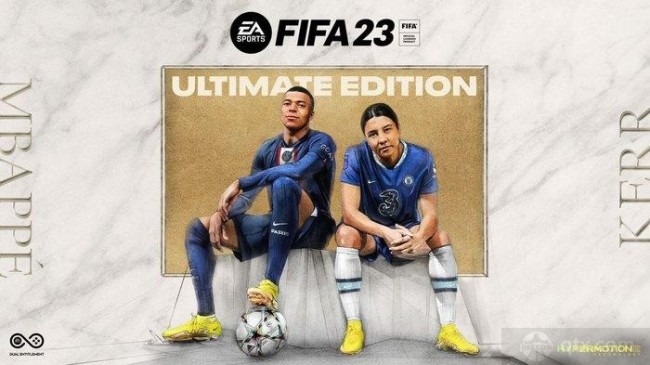 姆巴佩和山姆科尔登FIFA23封面