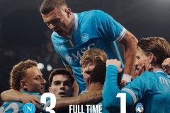 意甲那不勒斯3-1亚特兰大 那不勒斯先赛登顶