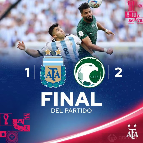 阿根廷1-2沙特阿拉伯
