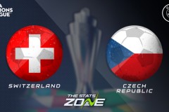 欧国联瑞士vs捷克预测分析：双方近5次历史战绩瑞士取得1胜4负