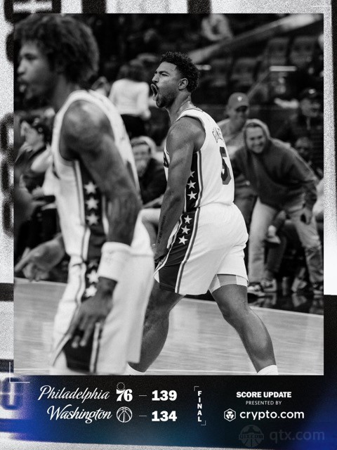 76人加时139-134力克奇才