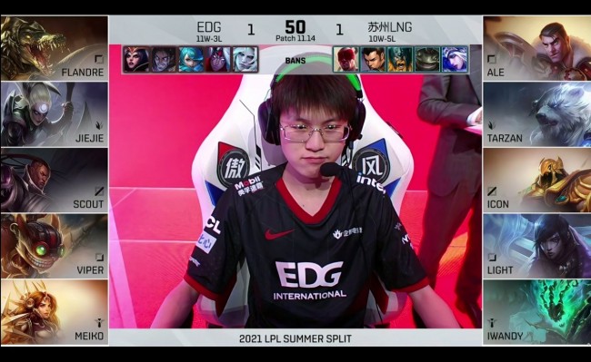 EDG vs LNG第三局