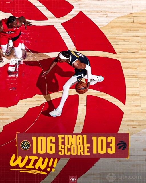 掘金客场106-103险胜猛龙