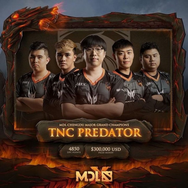 TNC获得MDL冠军