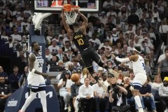 nba今日战况：森林狼大比分4-1淘汰勇士晋级西部决赛  詹姆斯预言成真
