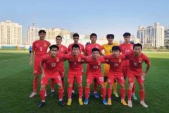 热身赛中国男足亚运队2-1阿联酋球队 7场热身赛只输一场
