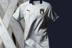 意大利国家队新款客场球衣曝光 白色主色调