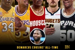考辛斯评NBA前5中锋 奥尼尔第一约基奇第四