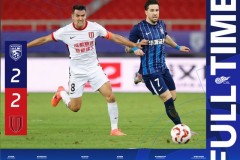 中超武汉三镇2-2成都蓉城 图多列进球+乌龙韦世豪点射建功