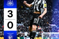 欧冠纽卡斯尔联3-0本菲卡 纽卡欧冠两连胜