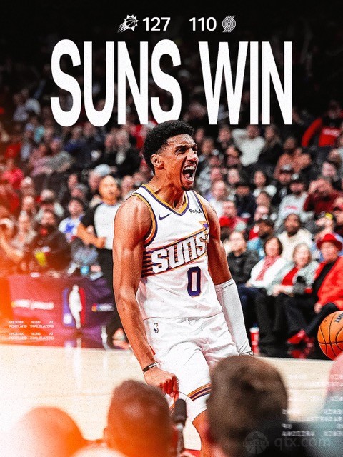 开拓者主场110-127不敌太阳