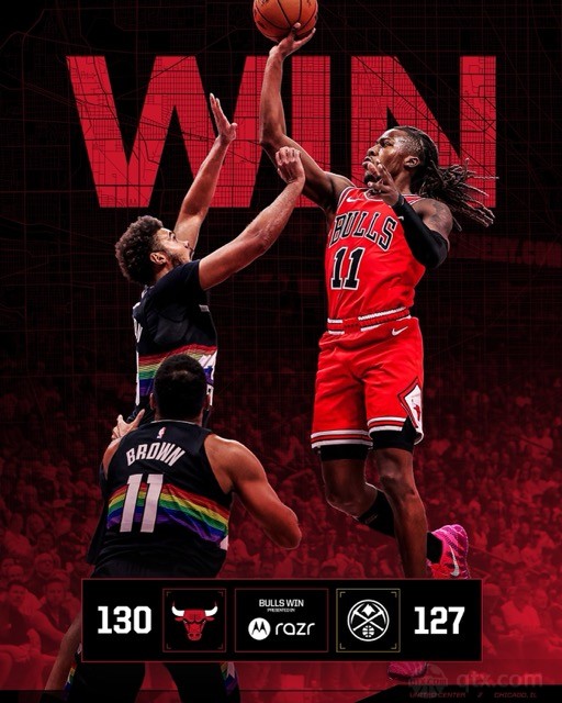 掘金主场127-130不敌公牛