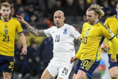 歐預賽瑞典5-0阿塞拜疆 “北歐海盜”火力全開奪得歐預賽首場勝利
