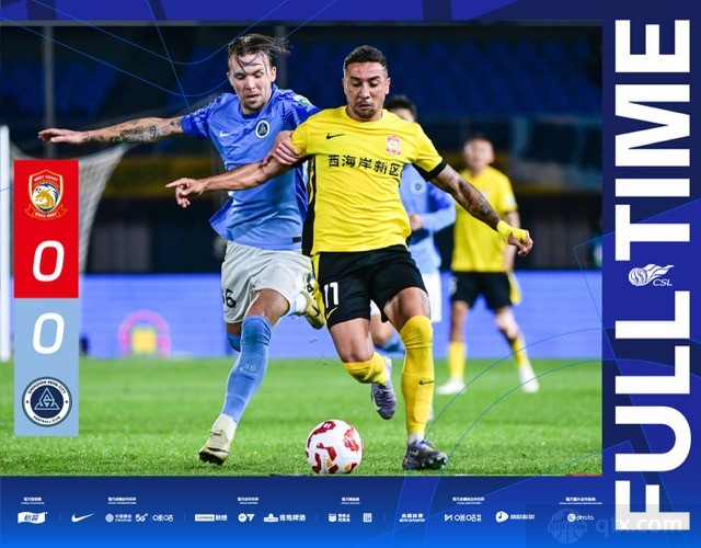 青岛西海岸0-0深圳新鹏城