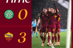 欧联杯凯尔特人队0-3罗马 罗马终结连败
