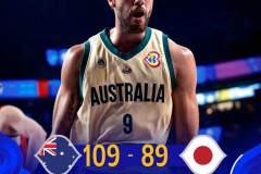 世界杯澳大利亚男篮109-89战胜日本男篮晋级16强 日本男篮无缘小组出线