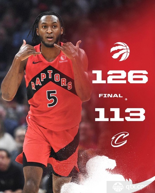 猛龙客场126-113力克骑士