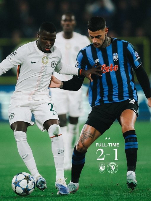 亚特兰大2-1切尔西