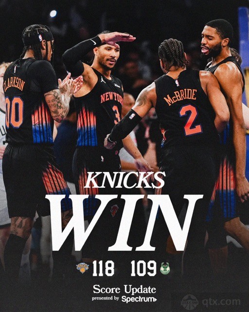 尼克斯主场118-109力克雄鹿