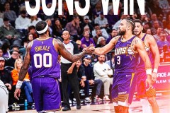 NBA常規賽太陽主場111-102力克馬刺 文班亞馬缺陣 布克24分