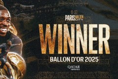 登贝莱荣膺2025年金球奖 第六位获得金球奖法国球员
