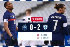 法國0-2爆冷不敵芬蘭 圖拉姆中柱 法國3分鍾丟2球