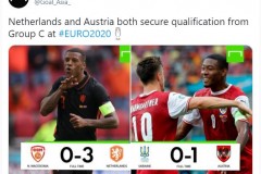 歐洲杯C組最新積分排名 荷蘭奧地利小組出線
