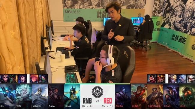 2022msi小组赛rng vs red