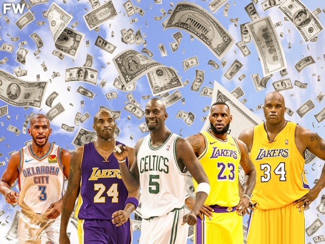 盘点：NBA历史生涯总薪资最高的10位球员