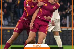 欧联杯罗马2-1中日德兰 罗马落后榜首3分