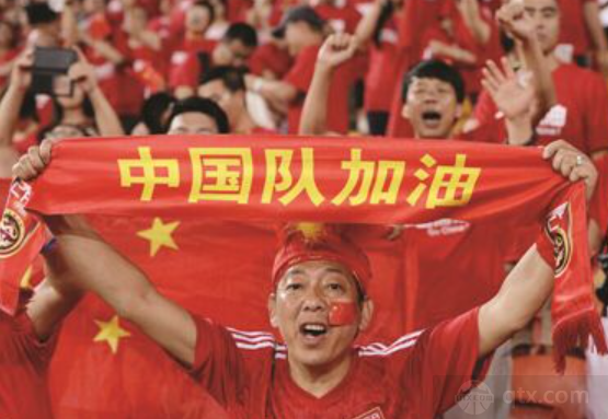 激情澎湃的中国球迷