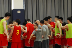 中國男籃將對陣青島男籃 2月19日晚上18點熱身賽正式打響