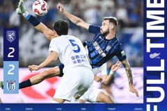 中超武汉三镇2-2大连英博 毛伟杰处子球图多列点射建功