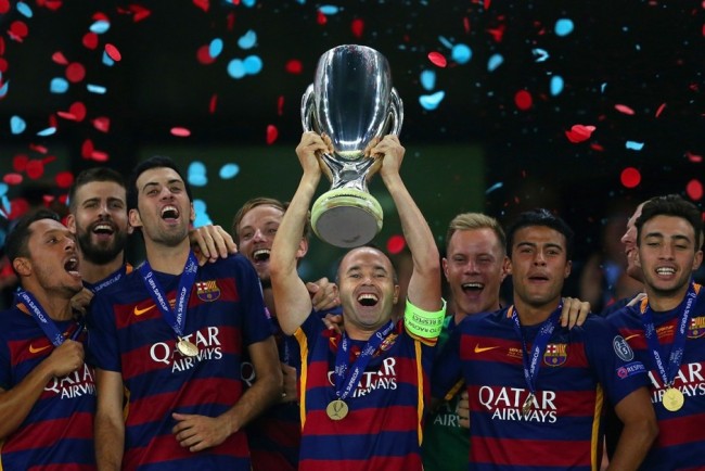 欧洲超级杯历届冠军——巴塞罗那