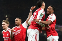 阿森纳战胜水晶宫晋级英联杯半决赛 枪手将与蓝军竞争决赛名额