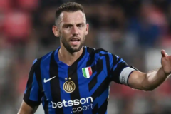 德弗赖与国米续约陷入僵局 球员与蓝黑军团合同明夏到期