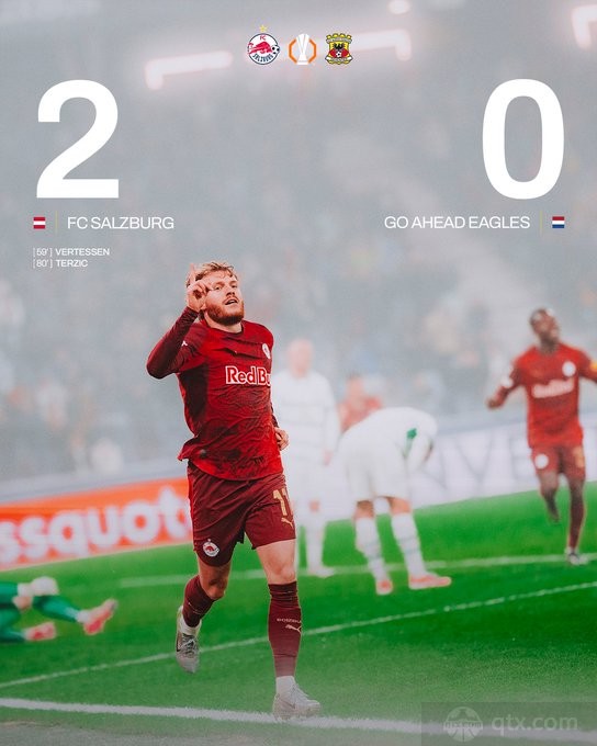 萨尔茨堡红牛2-0前进之鹰