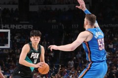 杨瀚森NBA生涯总得分超越周琦 升至中国球员NBA得分榜第五